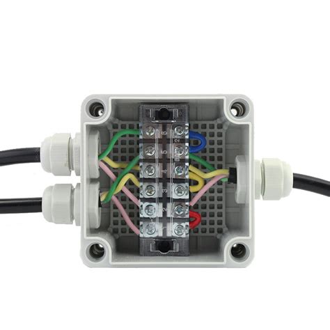 wire junction box connector|electrical junction box with connectors.